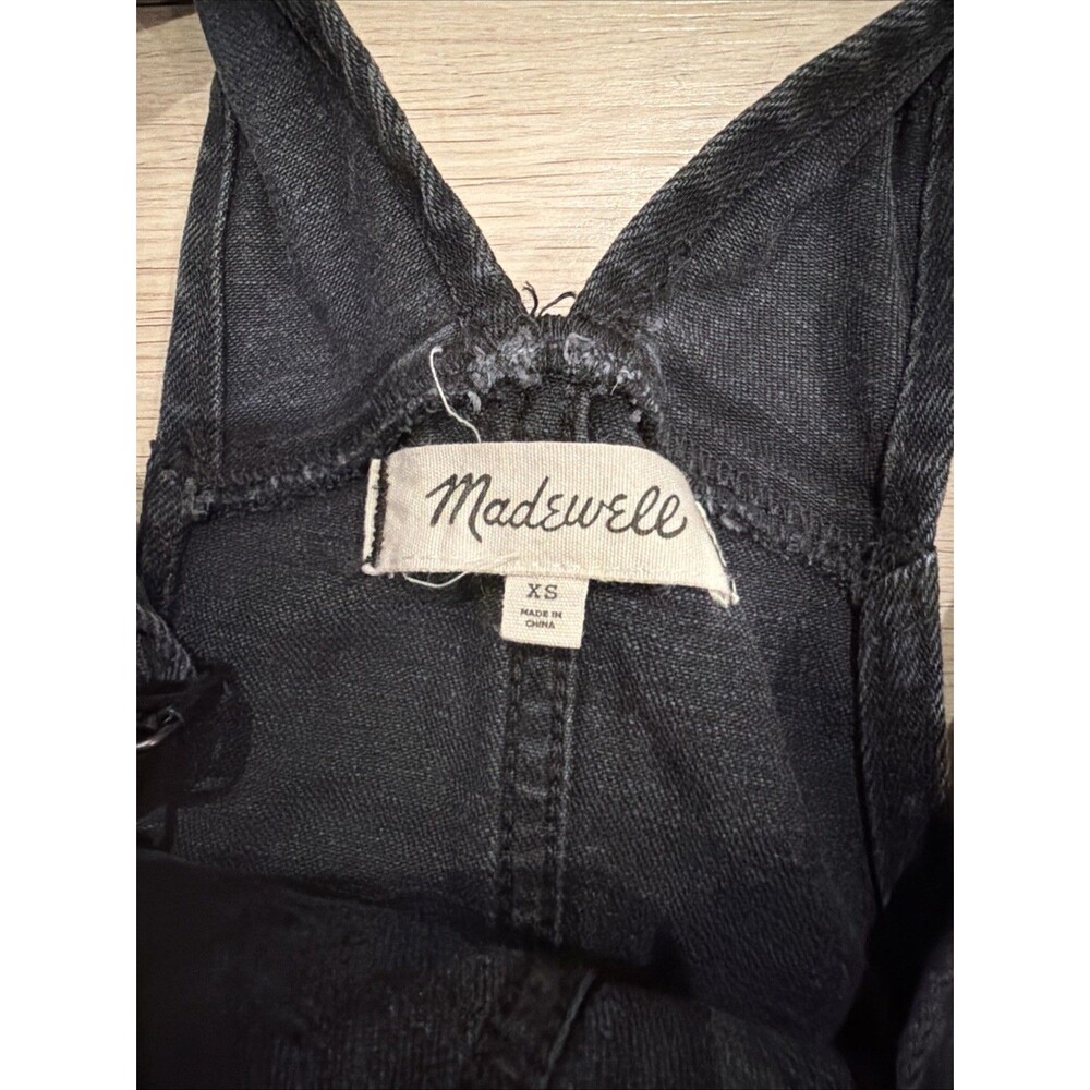 Madewell Women’s XS Black Denim Skinny Overalls AA598 - Picture 3 of 10